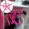 thumbnail image 6 of E-TING 60 PCS Pink Plastic Little Hangers for Girl Doll Dress Clothes Gown Doll Clothes Accessories, 6 of 7