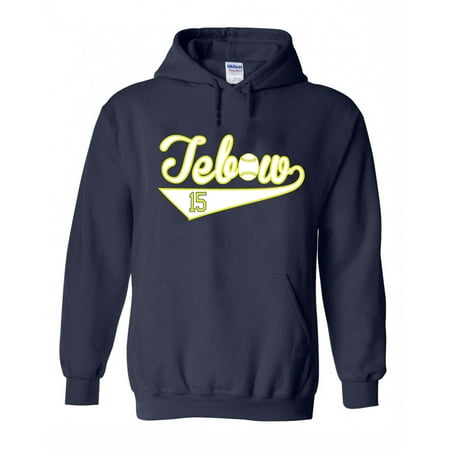 - NAVY Columbia Fireflies Tim Tebow Tebow Logo Hooded Sweatshirt