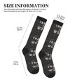 thumbnail image 4 of Sikiie Travel The World1 1 Pairs Compression Socks for Men and Women 15-20 mmHg Running Support Socks, 4 of 7