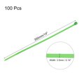 thumbnail image 2 of Uxcell 100PCS Bridas de Cable de 14 Pulgadas, Bridas de Nylon Autocierre con una Resistencia a la Tracción de 30 lbs para Uso Interior y Exterior, Verde, 2 of 6
