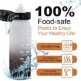 thumbnail image 4 of 1 Liter Bottle, Update Water Bottle Up Set Drinking Straw, No Sugar, Outdoor Water Bottle Free, 4 of 4