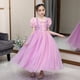 thumbnail image 4 of Vestido de niña para Halloween, cumpleaños, espectáculo, vestido de malla abullonada, vestido para niña, 4 of 5