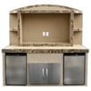 Paradise Outdoor Entertainment Center With Refrigerators