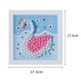 thumbnail image 2 of SPOORYYO Children's Toy Wool Photo Frame Painting - DIY Sticker Art Kit, 5ml Sensory Craft for Kids, Unfinished Framed Painting, Ideal for Easter Gifts & Creative Play, 2 of 2
