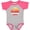 Baseball Heather and Hot Pink, variant on Inktastic Puerto Rico Vacation Cruise Boys or Girls Baby Bodysuit