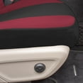 thumbnail image 4 of FH Group Universal Fit Burgundy Car Seat Covers, Classic Cloth Seat Protector for Trucks, SUVs & Vans, Washable - Full Set, 4 of 6