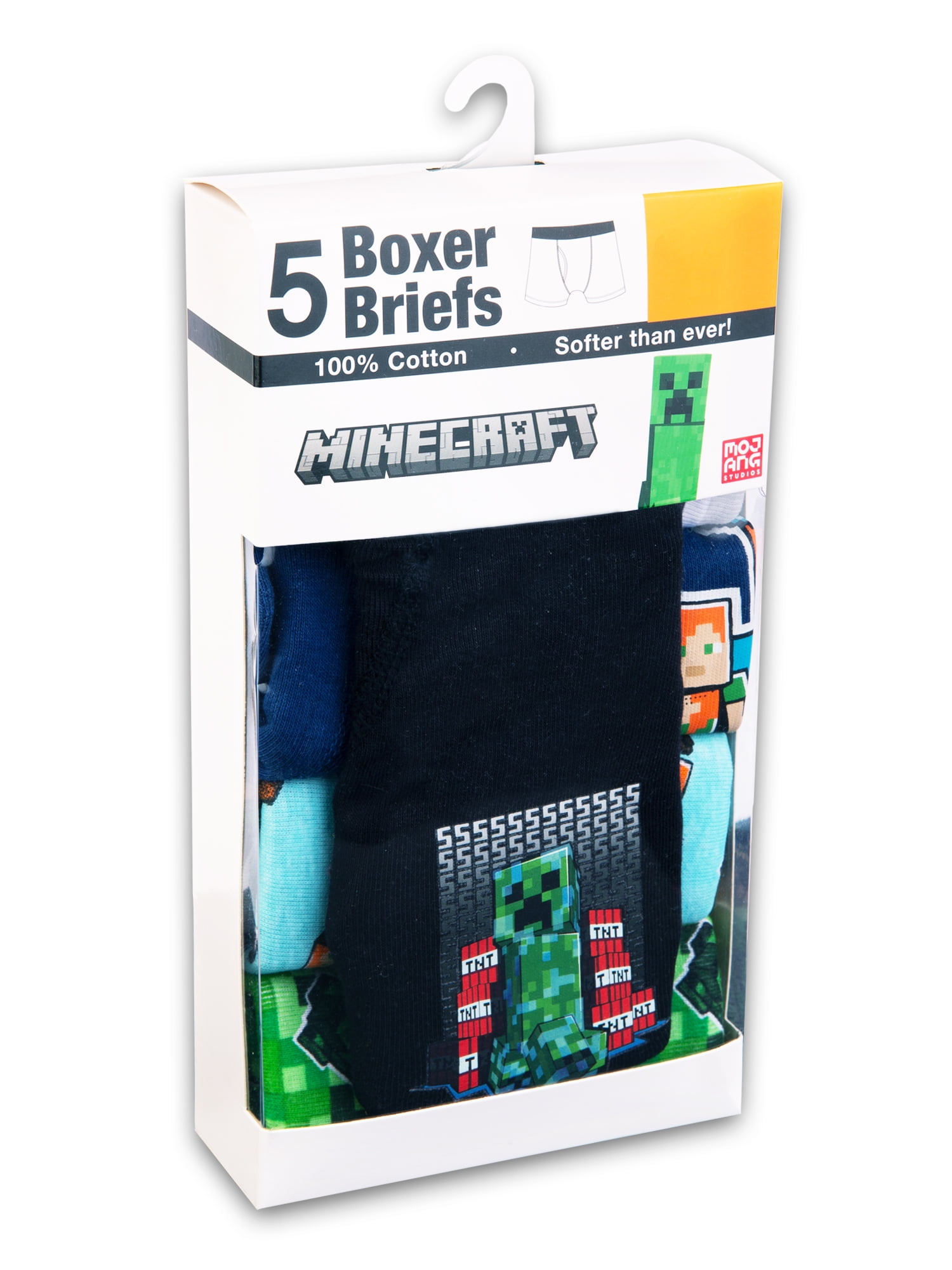 MINECRAFT Cotton Boxer Brief Boys Size 8