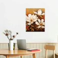 Alepadnf White Flowers Canvas Wall Art Prints for Living Room Bedroom