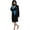 Blue, variant on Harry Potter Juniors Womens' Fleece Costume Bathrobe Pajama Robe - Gryffindor Slytherin Hufflepuff Ravenclaw