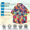 thumbnail image 3 of Camisa casual de manga corta regular para hombre, camisas vintage, camisa de playa estampada, top de verano, 3 of 6