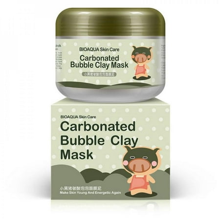 Face Skin Care Deep Pore Cleansing Clay Carbonated Bubble Anti-Acne Moisturizing Mud Mask