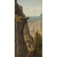 thumbnail image 2 of Keith, William 18x32 White Modern Wood Framed Museum Art Print Titled - Yosemite Falls, from Glacier Point 1879, 2 of 4