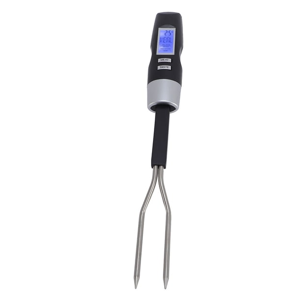 Hornera de Temperatura Digital, Bifurador de Termómetro de Carne Digital de Lectura Instantánea para Hornear Barbacoa