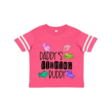 

Inktastic Daddy s Fishing Buddy with Colorful Fish Gift Toddler Boy or Toddler Girl T-Shirt