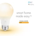 thumbnail image 4 of Globe Electric Wi-Fi Smart 60W Equivalent Soft White Frosted LED Light Bulb, No Hub Required, Voice Activated, A19, E26 Base (2-Pack), 34209, 4 of 7