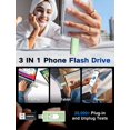 thumbnail image 2 of Memoria USB TEARMOS 512 GB 3 en 1 USB-C iPhone Android, 2 of 8