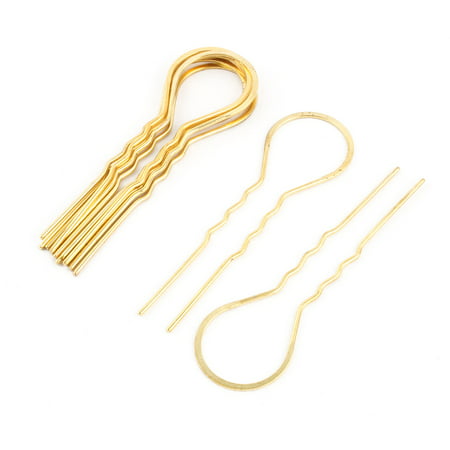 Women Metal Big Head Hairstyle Hair Clip Hairpin Gold Tone 10cm Length (Best Hairstyles For Men With Big Ears)