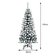 thumbnail image 2 of Costway 1,4m Árbol de Navidad No Iluminado con 242 Ramas Decoración para Casa Fácil de Montar, 2 of 7