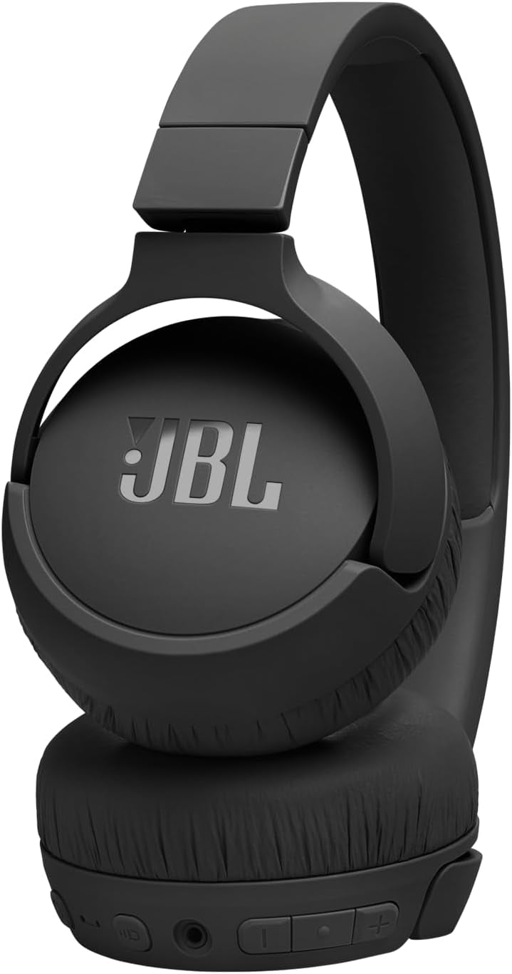 Open Box JBL Tune 670NC - Adaptive Noise Cancelling wireless on-ear headphones with up to 70H of long battery life and customizable sound experience - Black
