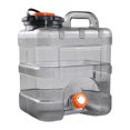 thumbnail image 2 of amagogo Contenant d'Eau de Camping Seau de Camping avec Robinet Robuste avec Poignée Réservoir d'Eau Portable pour Randonnée Urgence Véhicule Jardin 15 L, 2 of 10