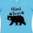 thumbnail image 4 of Inktastic Mimi Bear in Black Women's V-Neck T-Shirt, 4 of 5