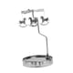 thumbnail image 4 of Portavelas de metal Fernando Carrusel Bandeja de almacenamiento Candelabro giratorio, 4 of 9