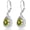 Aug-Peridot-White, variant on Leverback Dangle Earrings for Women Trendy Multicolor Pear Cubic Zircon Earrings Birthstone Teardrop Drop Earrings Jewelry Gifts for Everyday Party Wedding 14K White Gold | 24K Gold Plated[a5102]
