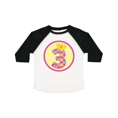 

Inktastic Princess 3rd Birthday Gift Toddler Toddler Girl T-Shirt