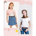 thumbnail image 4 of AWAYTR Kids Reversible Leather Belt - Heart Buckle Belt Kids Adjustable Belt for Casual Jeans Dress, 4 of 5