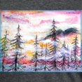 thumbnail image 3 of CafePress - Landscape, Colorful Art! T Shirt - Mens Tri-blend T-Shirt, 3 of 4