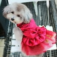 thumbnail image 6 of Yirtree Dog Dress Pet Small Dog Clothes Sequin Silky Puppy Costume Dog Princess Elegant Skirt Wedding Costume, 6 of 8