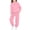 Pink, variant on BRGZLK Girls Sweatsuit Sets Fall Clothes 2026 Casual Comfort Solid Color Long Sleeve Hooded Pollover Sweatshirt and Wide Leg Sweatpants Tracksuit Teen Trendy Clothes Orange 8-9 Years
