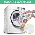 thumbnail image 6 of Colorful Daisy Flower Floral Pattern Square Tablecloth,Waterproof Square Table Cover,Wipeable Spillproof Washable Table Cover for Home Kitchen Party Decor 42"X42"(107x107cm), 6 of 6