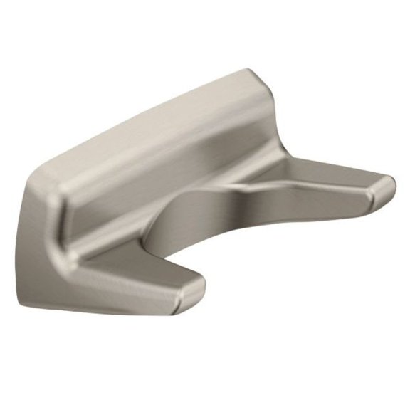 Moen P5030BN Contemporary 2 Robe Hook in Brushed Nickel
