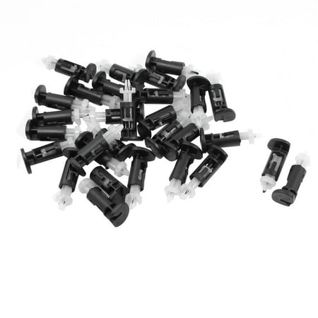 Unique Bargains 30 Pcs Plastic Mounting Clip for Intel 4 Way CPU (Best Way To Check Cpu Temp)