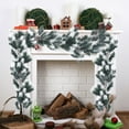 thumbnail image 4 of 6.5ft Artificial Christmas Garland – Flexible Pine Needle Vine with Soft Rubber Texture for Holiday & Wedding Decor, 4 of 6