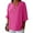 Hot Pink, variant on Women's Spring Shirts Women's Tops 3/4 Sleeve T Shirts Womens Blouses Casual