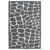 Furnishmyplace Crocodile Light Grey Area Rug for Living Room, Dining Room, Kids 4' x 6' - Green/Teal