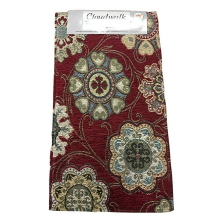 Cloudwalk Woven Tapestry Rug With Orthopedic Foam 43 L X 24 W Cloudwalk Woven Tapestry Rug With Orthopedic Foam 43 L X 24 W Red