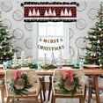 thumbnail image 3 of JOOCAR Christmas Drapes Buffalo Plaid Christmas Tree Snowflake Decoration 1 Drape Christmas Drape Kitchen Bathroom Bedroom for 54 x 18 Inches, 3 of 7