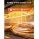 thumbnail image 4 of Nuwave X Chef Todd English Air Fryer Oven Combo, Plug-In Grill w/Sheath Heaters, Authentic Char Flavor, 2024 New Convection System, 2X More Even, 100 Presets, Smarter Probe, 50-550°F, Stainless Steel, 4 of 5