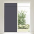 thumbnail image 4 of Cortina para puerta francesa con aislamiento térmico y privacidad, cortinas para puerta de 26 x 69 pulgadas gris oscuro, 4 of 6