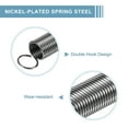 thumbnail image 4 of Uxcell Silver Extended Spring Spring Steel Dual Hook Tension Springs for Experiment 1.1 x 11.11 x 260.35 mm 2 Pcs, 4 of 5