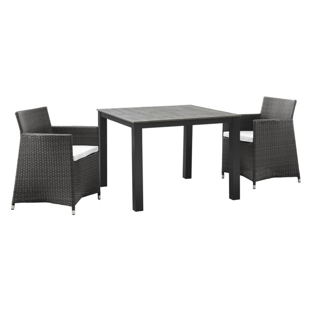 Modway Junction 3 Piece Patio Dining Set