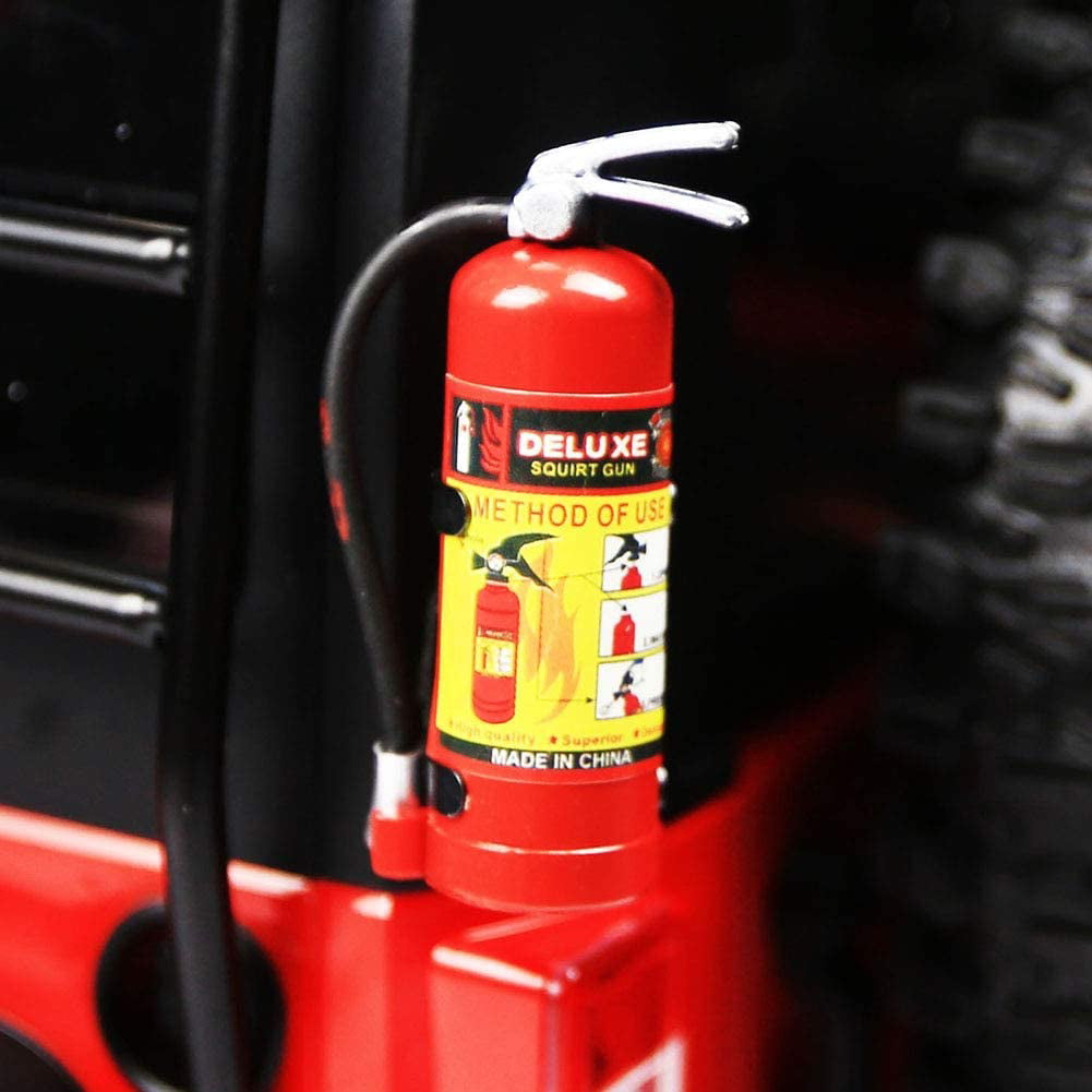 Toy RC Car Accessories Crawler Placement Fire extinguisher Fuel tank Red Useful 