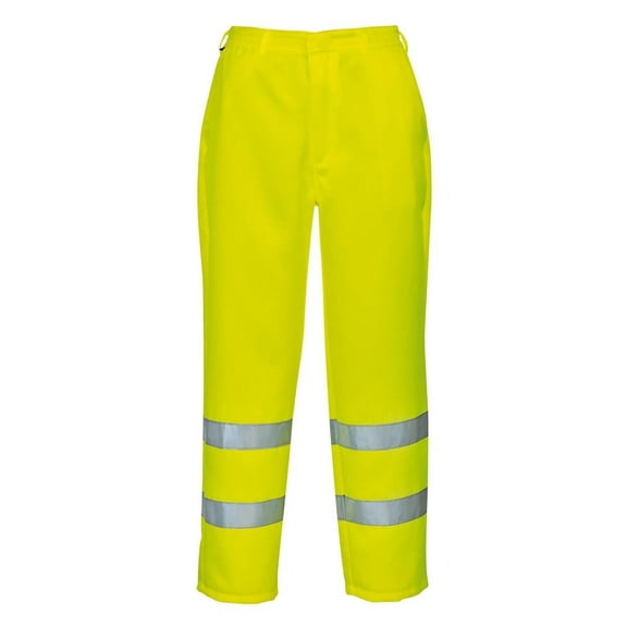 Hi-Vis Polycotton Pants by PORTWEST  - Medium