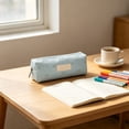thumbnail image 4 of Hyknon Cute All Bow Pencil Case, Large Capacity Aesthetic Pencil Pouch with Zipper, Waterproof Stationery Makeup Bag Organizer, Classroom College Office Supplies, 4 of 6