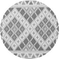 thumbnail image 1 of Ahgly Company Indoor Round Southwestern Gray Country Area Rugs, 6' Round, 1 of 1