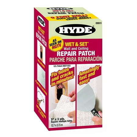 Tools 09911 5-Inch by 9-Foot Wet and Set Contractor's Roll Wall and Ceiling Repair Patch, Repair any drywall, plaster, stucco or painted wood.., By