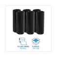 thumbnail image 3 of Boardwalk Low-Density Waste Can Liners 16 gal 1 mil 24 x 32 Black 15 Bags/Roll 10 Rolls/Carton, 3 of 7